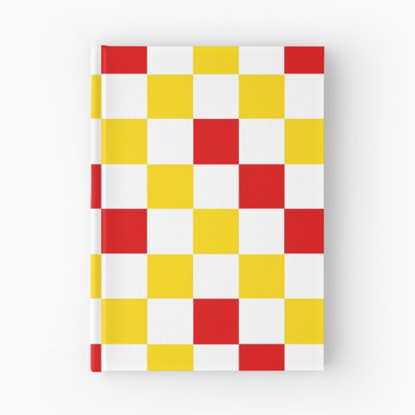 Item preview, Red White Yellow Checkered Pattern Design  designed and sold by PatternTitan.