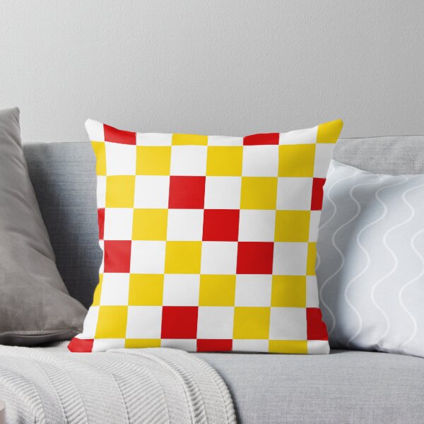 Item preview, Red White Yellow Checkered Pattern Design  designed and sold by PatternTitan.