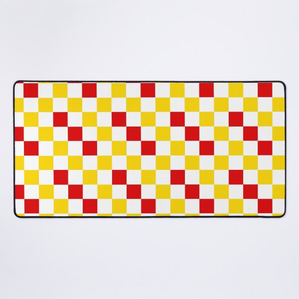 Item preview, Red White Yellow Checkered Pattern Design designed and sold by PatternTitan.