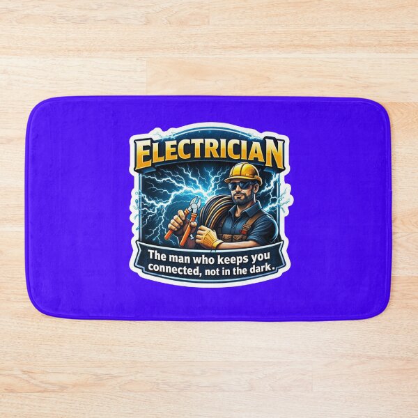 Item preview, Electrician The Man Who Keeps You Connected Professional Sticker designed and sold by Scro-Ciob-Shop.