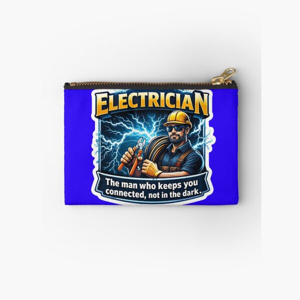 Item preview, Electrician The Man Who Keeps You Connected Professional Sticker designed and sold by Nicolae-SCROCIOB-Shop.