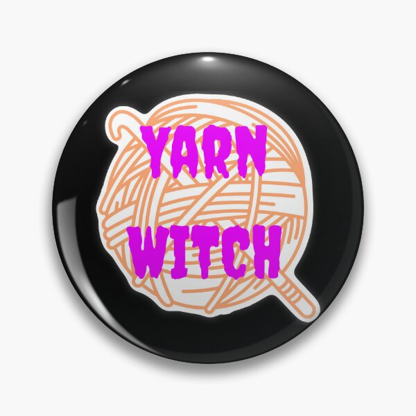 Item preview, Yarn Witch Sticker – Pastel Witchy Knitting Design designed and sold by ArtyWares.