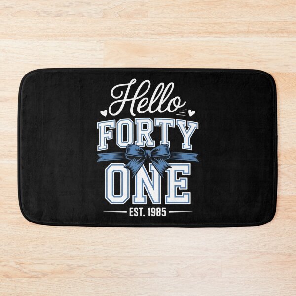 Item preview, Hello Forty One Est 1985 41st Birthday Bow designed and sold by AmazingViews.