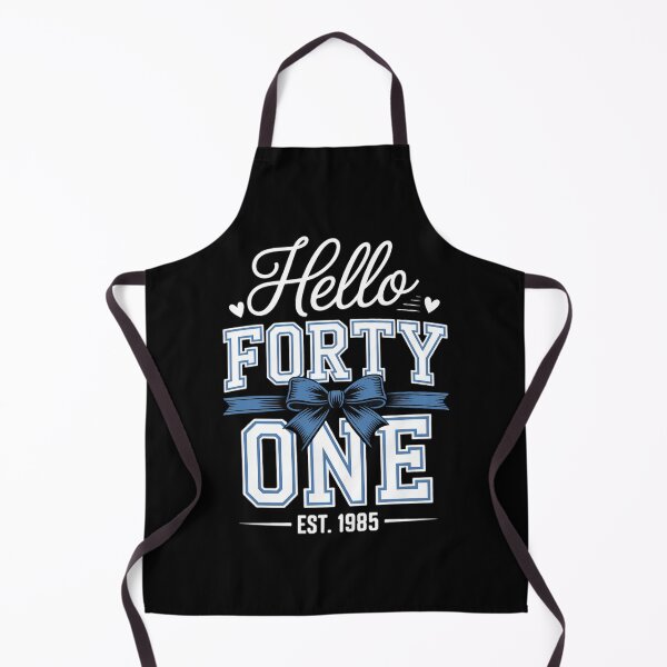 Item preview, Hello Forty One Est 1985 41st Birthday Bow designed and sold by AmazingViews.