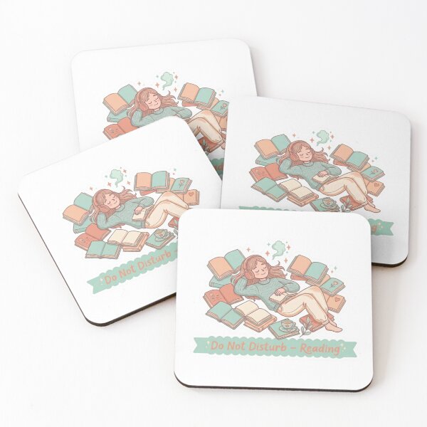 Item preview, Do Not Disturb Reading – Cozy Reader Aesthetic BookTok Book Lover Illustration designed and sold by SirensSageStone.