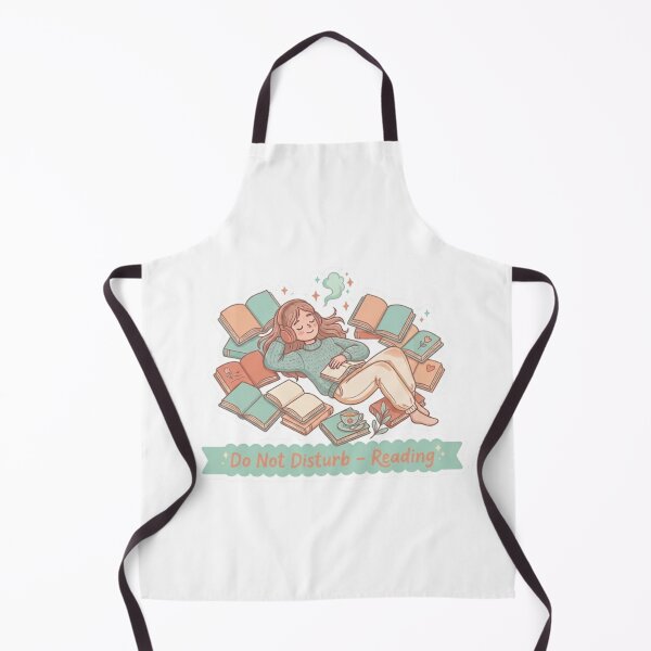 Item preview, Do Not Disturb Reading – Cozy Reader Aesthetic BookTok Book Lover Illustration designed and sold by SirensSageStone.