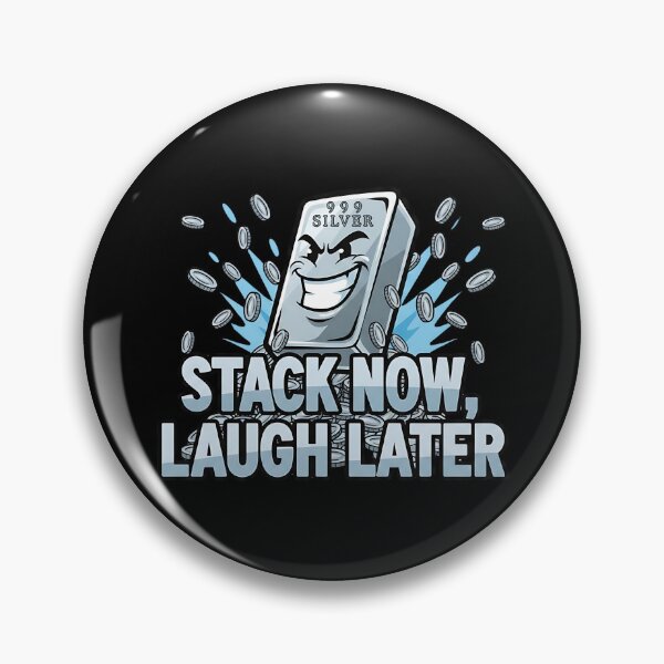 Item preview, funny silver stacking stack now laugh later designed and sold by ArtDesignTp.