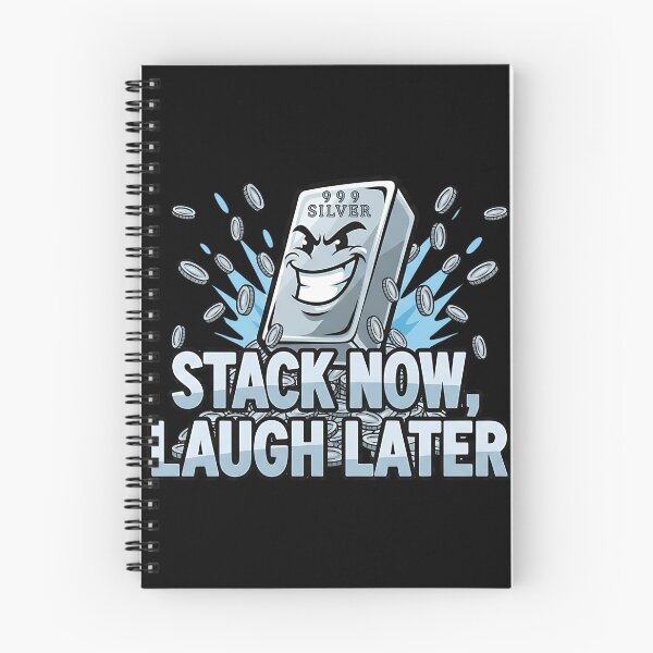 Item preview, funny silver stacking stack now laugh later designed and sold by ArtDesignTp.
