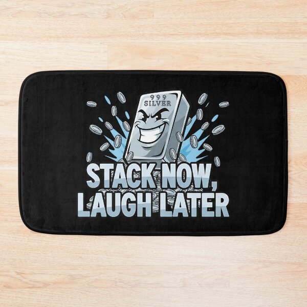 Item preview, funny silver stacking stack now laugh later designed and sold by ArtDesignTp.