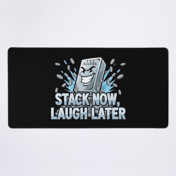 Item preview, funny silver stacking stack now laugh later designed and sold by ArtDesignTp.