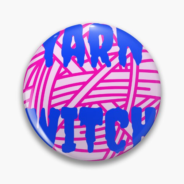 Item preview, Yarn Witch Sticker – Neon Yarn Knitting Design designed and sold by ArtyWares.