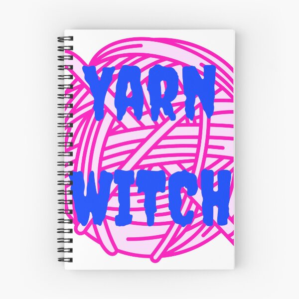 Item preview, Yarn Witch Sticker – Neon Yarn Knitting Design designed and sold by ArtyWares.