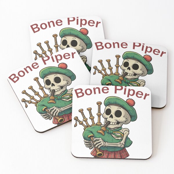 Item preview, Bone Piper - Funny Skeleton Playing Bagpipes Art designed and sold by Original-Vibes.