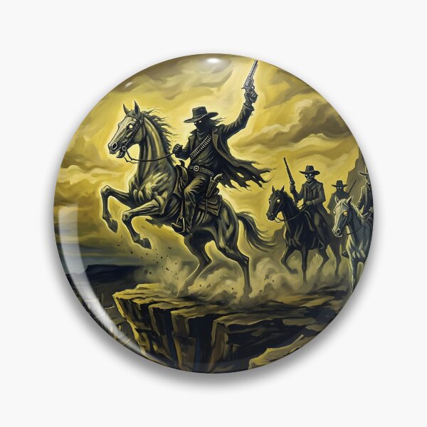 Item preview, Yellow Rider of the Weird West designed and sold by ArcaneCritters.