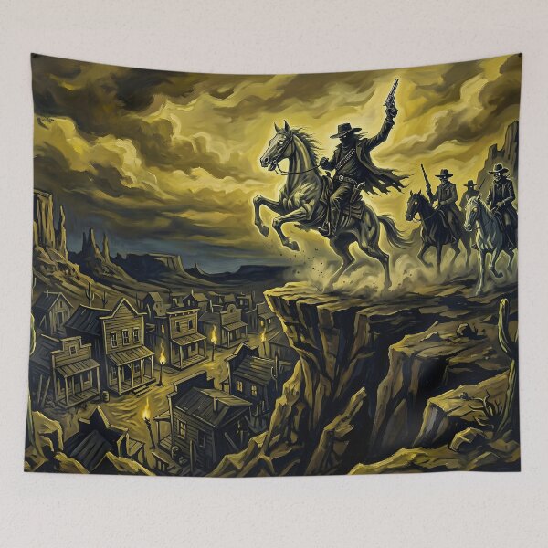 Item preview, Yellow Rider of the Weird West designed and sold by ArcaneCritters.