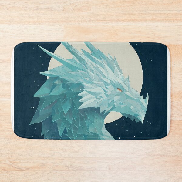 Item preview, Moonlit Crystal Dragon – Ice Shard Anime Profile designed and sold by NeonHorizon Studio.