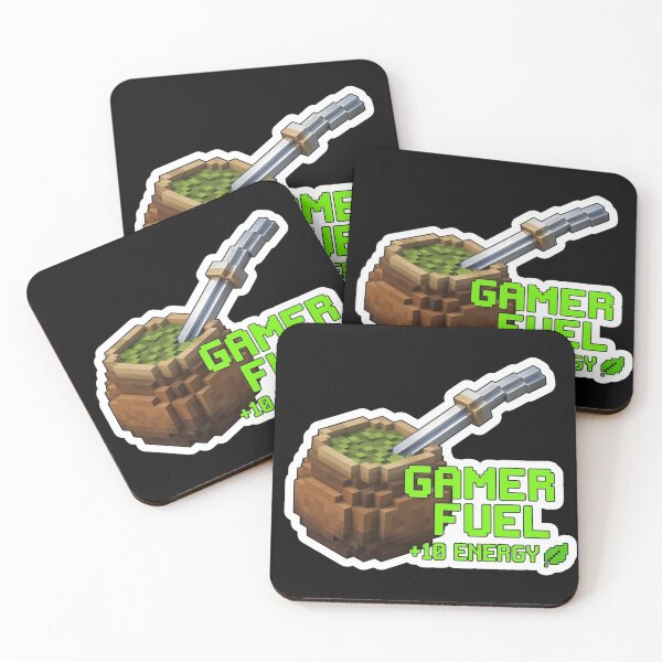Item preview, Gamer Fuel Voxel Yerba Mate Matero: +10 Energy designed and sold by Jaroslaw-S.