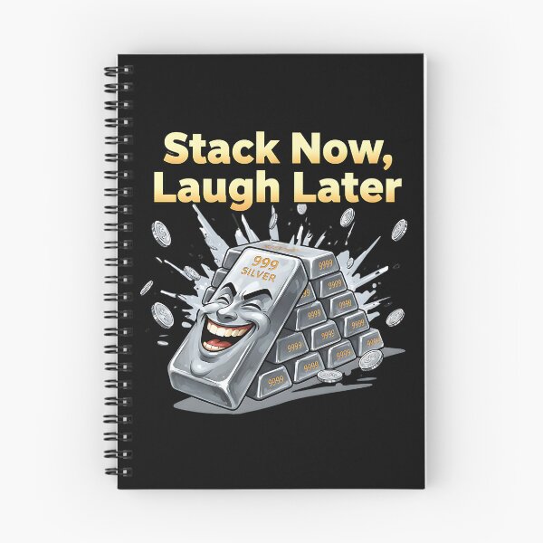 Item preview, stack now laugh later silver collector humor designed and sold by ArtDesignTp.