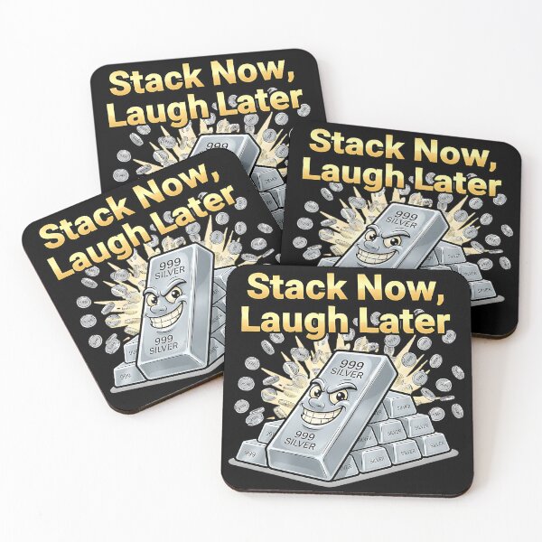 Item preview, stack now laugh later funny bullion stacker designed and sold by ArtDesignTp.