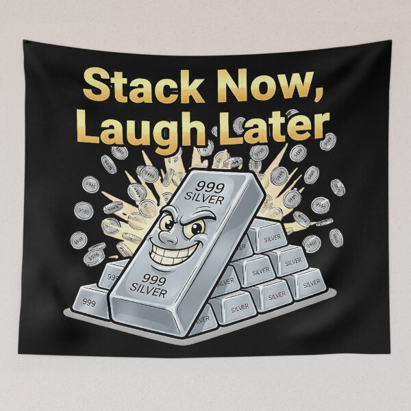 Item preview, stack now laugh later funny bullion stacker designed and sold by ArtDesignTp.