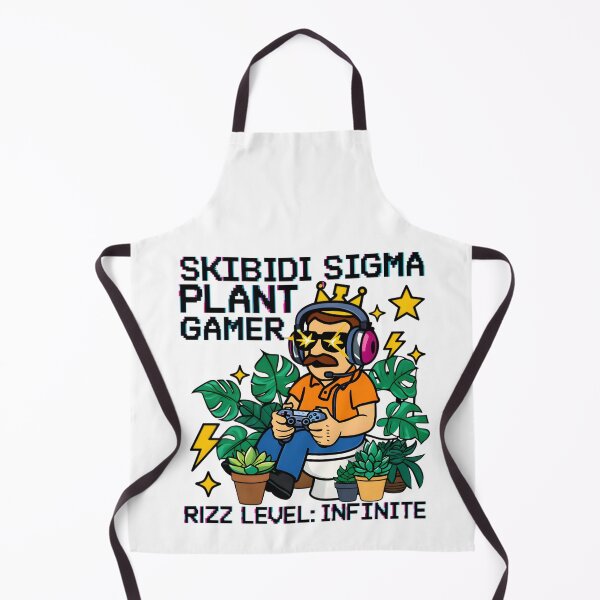 Item preview, Skibidi Sigma Plant Gamer Rizz Level Infinite T-Shirt  designed and sold by AnnDesignStudio.