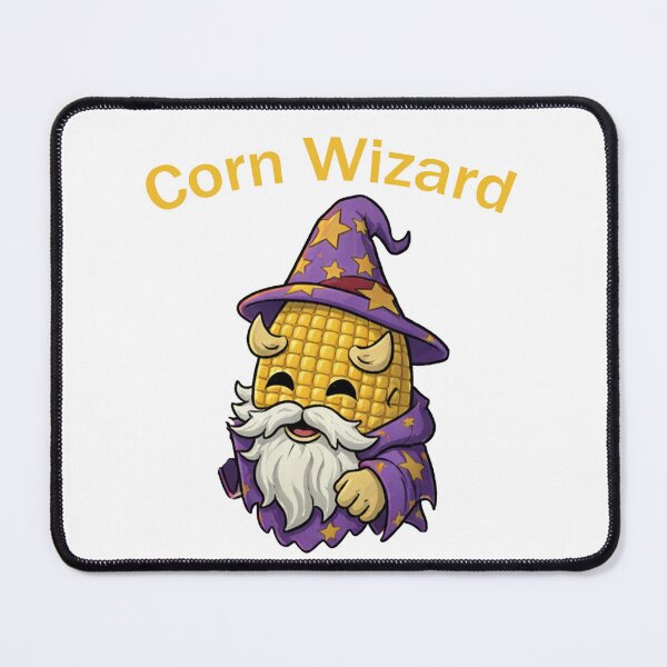 Item preview, Corn Wizard - Cute Magic Vegetable Character Art designed and sold by Original-Vibes.