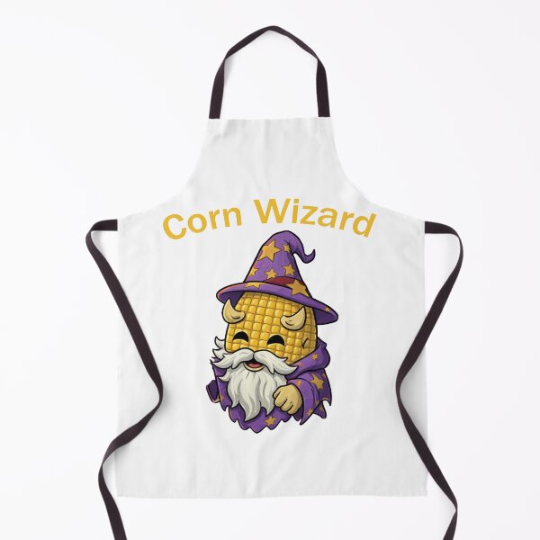 Item preview, Corn Wizard - Cute Magic Vegetable Character Art designed and sold by Original-Vibes.