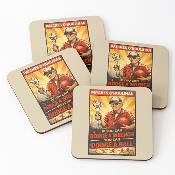 Item preview, Patches O’Houlihan Dodgeball Training Camp If You Can Dodge a Wrench Vintage Poster designed and sold by GhostDawgs.