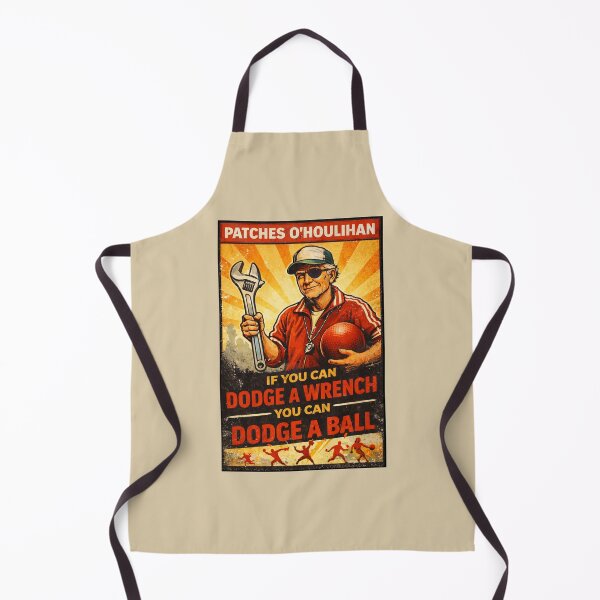 Item preview, Patches O’Houlihan Dodgeball Training Camp If You Can Dodge a Wrench Vintage Poster designed and sold by GhostDawgs.