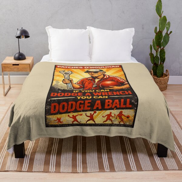 Item preview, Patches O’Houlihan Dodgeball Training Camp If You Can Dodge a Wrench Vintage Poster designed and sold by GhostDawgs.