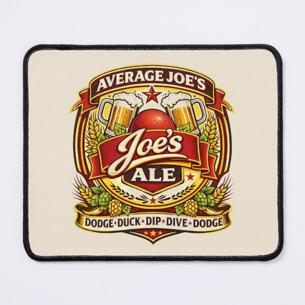 Item preview, Average Joe’s Ale Dodgeball Beer Logo Funny Gym Parody Shirt designed and sold by GhostDawgs.
