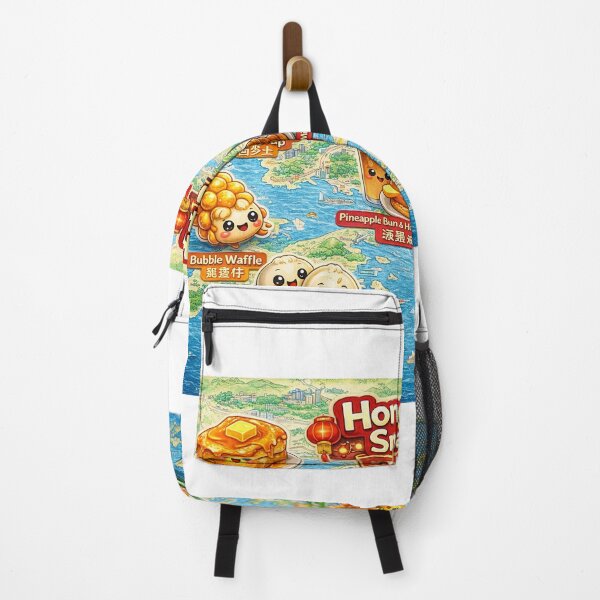 Item preview, Hong Kong Snackies – Cute Hong Kong Food Map designed and sold by DaigaaSikFaan.