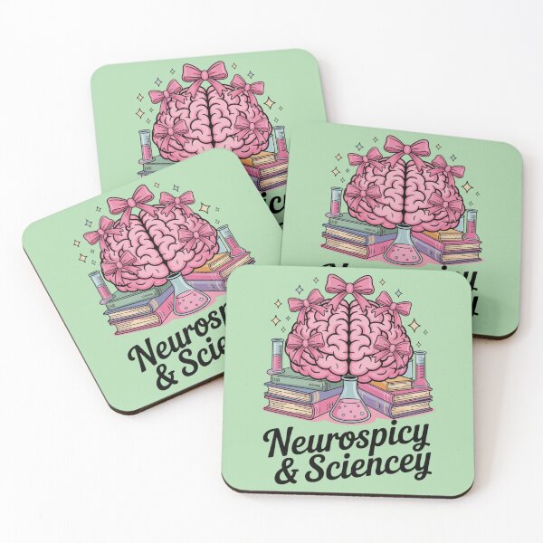 Item preview, Neurospicy and Sciencey - ADHD Coquette Aesthetic Science designed and sold by Design_Your_Day.