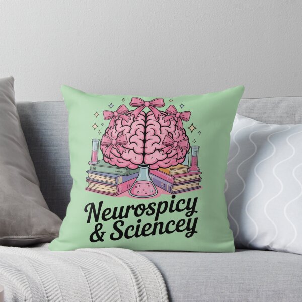 Item preview, Neurospicy and Sciencey - ADHD Coquette Aesthetic Science designed and sold by Design_Your_Day.