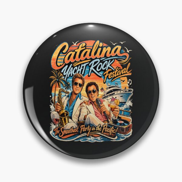 Item preview, Catalina Yacht Rock Festival Smoothest Party in the Pacific Retro Beach Shirt designed and sold by GhostDawgs.
