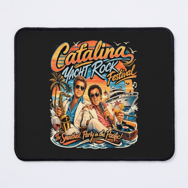 Item preview, Catalina Yacht Rock Festival Smoothest Party in the Pacific Retro Beach Shirt designed and sold by GhostDawgs.