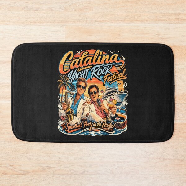 Item preview, Catalina Yacht Rock Festival Smoothest Party in the Pacific Retro Beach Shirt designed and sold by GhostDawgs.