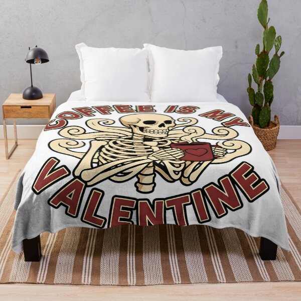 Item preview, caffeine lover coffee is my valentine design designed and sold by ArtDesignTp.