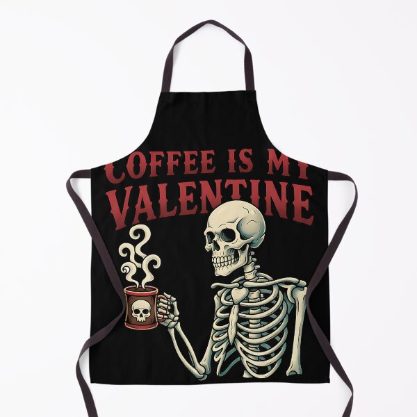 Item preview, coffee is my valentine funny coffee addict quote designed and sold by ArtDesignTp.