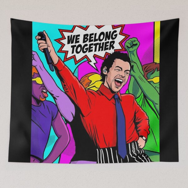 Item preview, We Belong Together!!! Aperture ~ Harry Styles POP ART designed and sold by TheLastGarden.