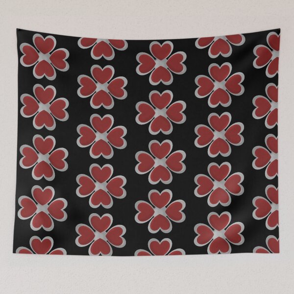 Item preview, Pendant red clover print designed and sold by YaroshMaria.