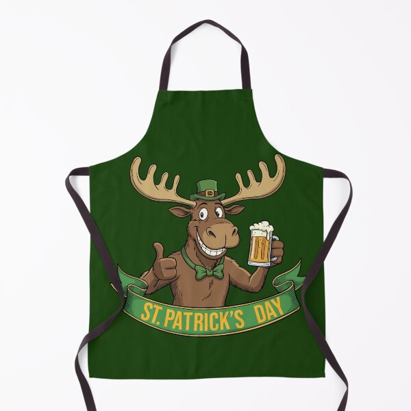 Item preview, Funny St Patrick’s Day Moose – Lucky Beer Irish Celebration designed and sold by CARPIO Creations.
