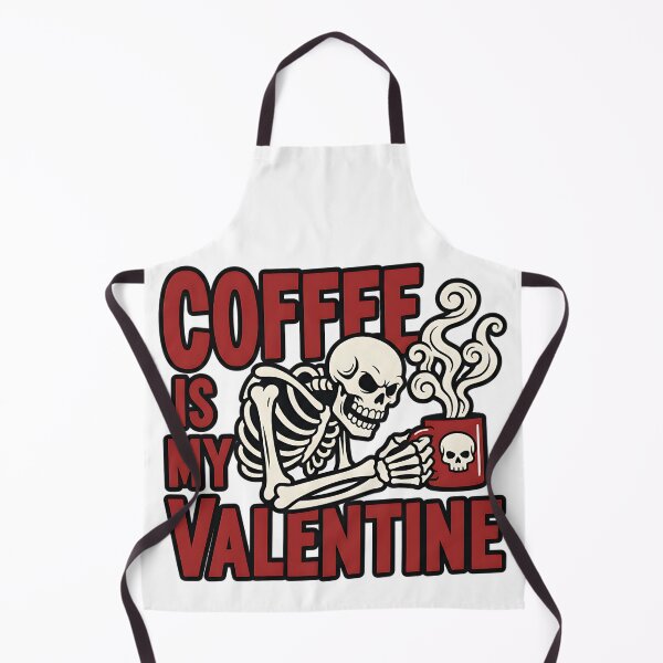 Item preview, coffee is my valentine cute caffeine lover art designed and sold by ArtDesignTp.