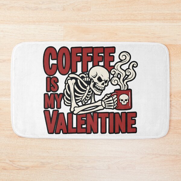Item preview, coffee is my valentine cute caffeine lover art designed and sold by ArtDesignTp.
