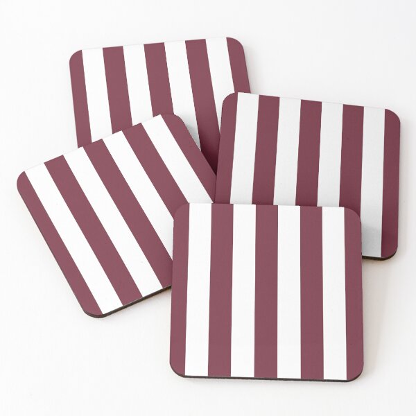 Item preview, Striped White And Burgundy Pattern designed and sold by pattern-archive.