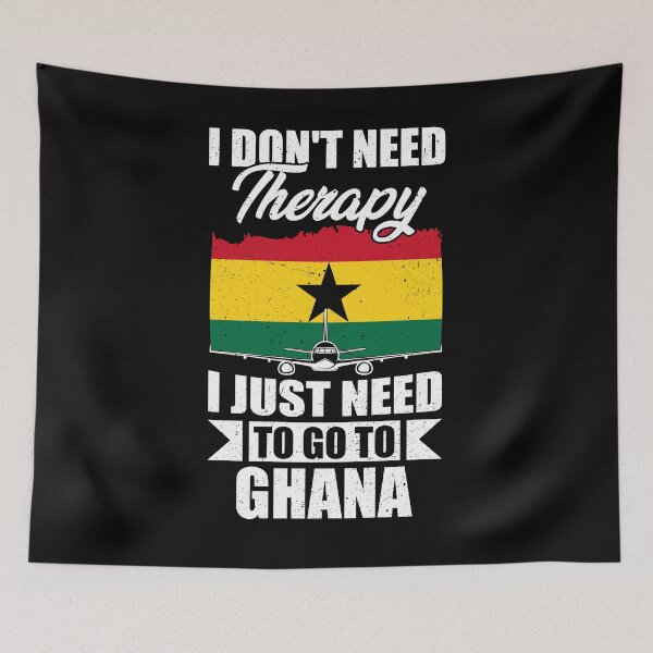 Item preview, I Don't Need Therapy I Just Need to Go to Ghana   designed and sold by GabbyKash.