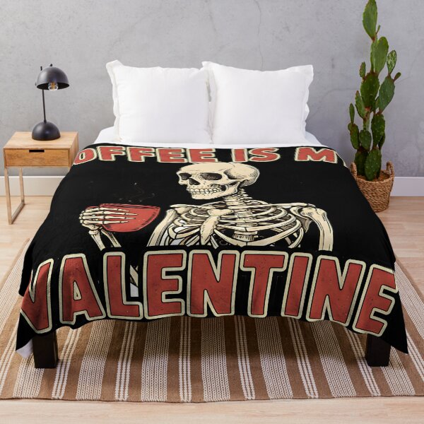 Item preview, funny coffee is my valentine caffeine addict quote designed and sold by ArtDesignTp.