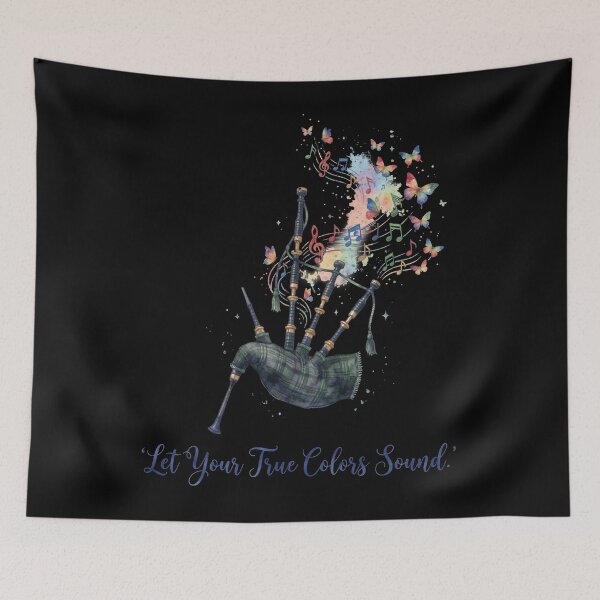 Item preview, Neurodiversity Bagpipes True Colors Scotland designed and sold by Loom on the Loch.