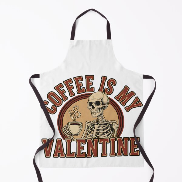 Item preview, coffee is my valentine funny coffee lover design designed and sold by ArtDesignTp.