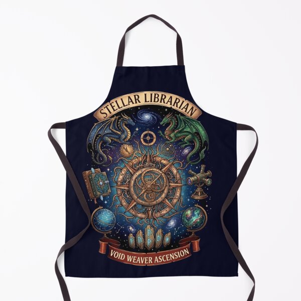 Item preview, Stellar Librarian – Cosmic Fantasy Emblem designed and sold by Dogandesighn.